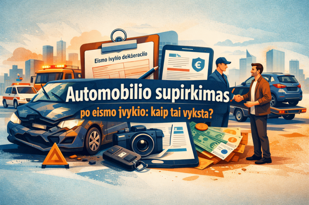 Automobilio supirkimas po eismo įvykio