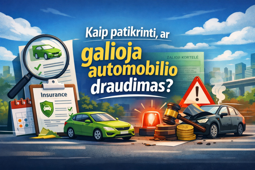 Kaip patikrinti ar galioja automobilio draudimas