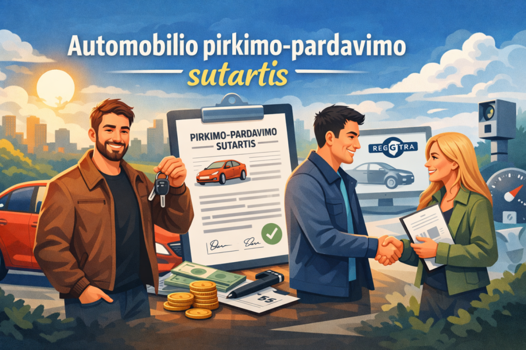 Automobilio pirkimo-pardavmo sutartis