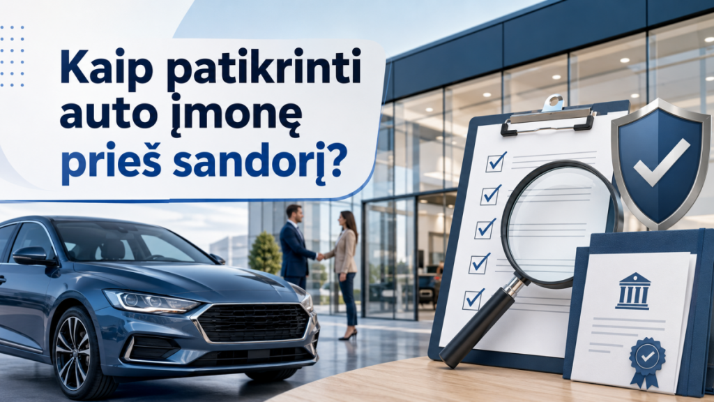 Auto įmonės patikrinimas